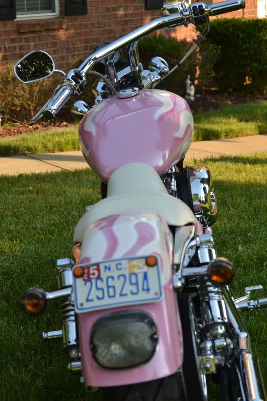 pink harley sportster
